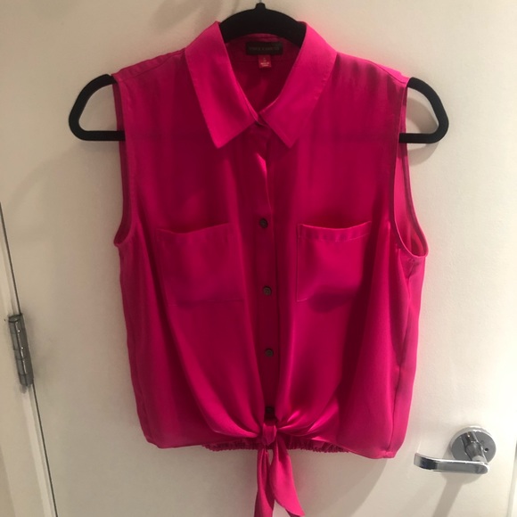 Vince Camuto Pink Sleeveless Blouse - Picture 1 of 4